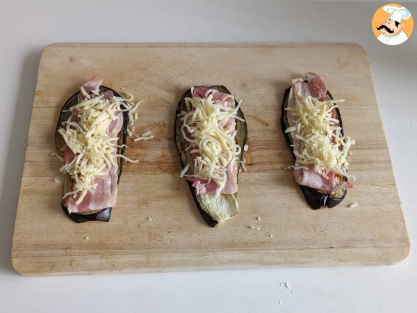 Auberginenröllchen in der Heißluftfritteuse - Zubereitung Schritt 3