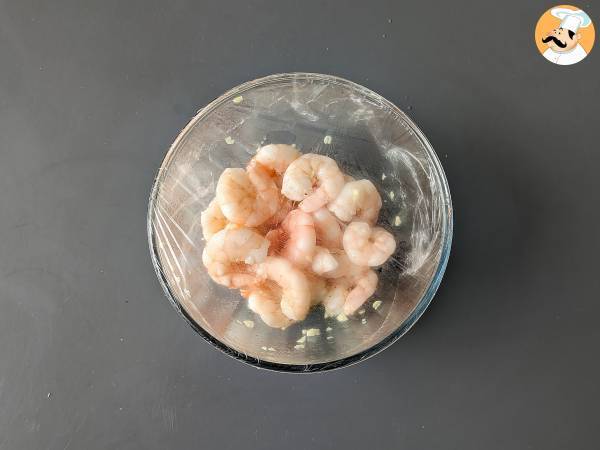 Luftgebratene Garnelen: ein leichtes und leckeres Rezept - Zubereitung Schritt 3
