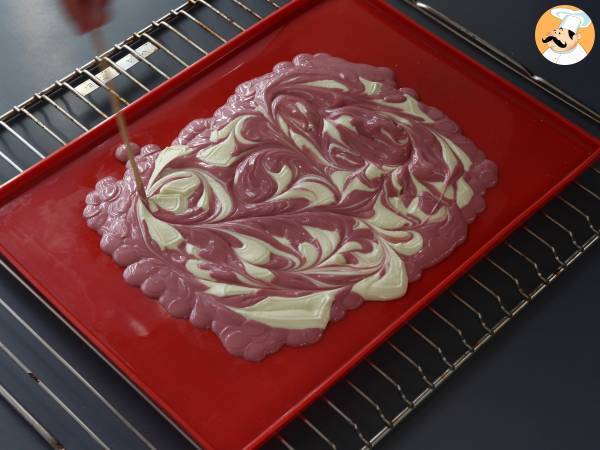 Personalisierte Schokoladentafel, das Last-Minute-Geschenk zum Muttertag! - Zubereitung Schritt 3