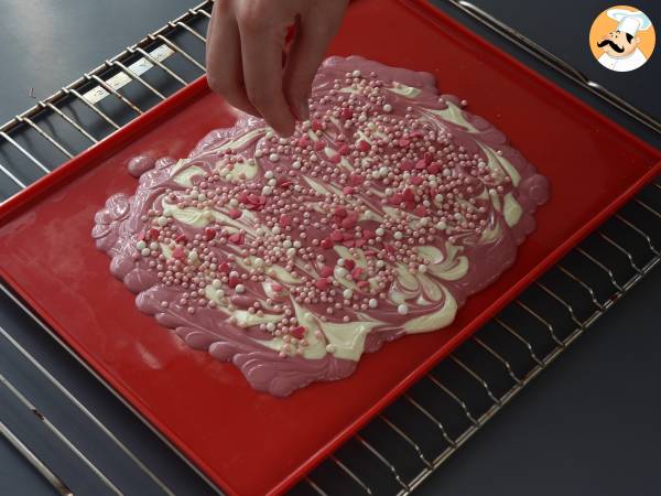 Personalisierte Schokoladentafel, das Last-Minute-Geschenk zum Muttertag! - Zubereitung Schritt 4
