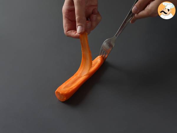 Gemüse-Tagliatelle-Salat mit Erdnussdressing - Zubereitung Schritt 3