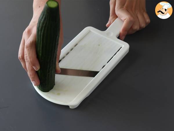 Eingelegter Gurkensalat auf japanische Art - Zubereitung Schritt 1