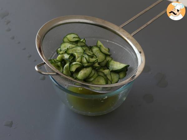 Eingelegter Gurkensalat auf japanische Art - Zubereitung Schritt 4