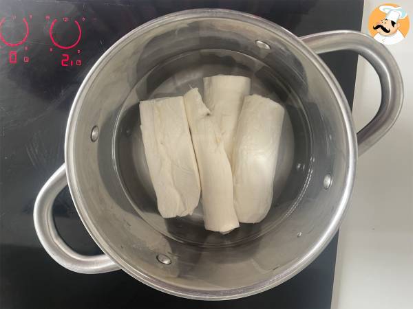 Luftgetrockneter Maniok: ein knuspriger und gesunder Snack - Zubereitung Schritt 2