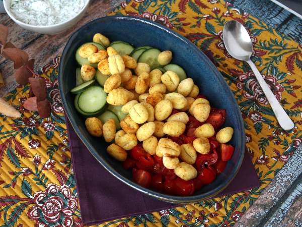 Crispy Gnocchi-Salat, super trendy, lecker und ausgewogen - perfekt für den Sommer! - Zubereitung Schritt 5