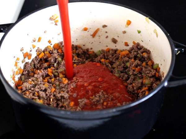 Hausgemachte Bolognesesauce - ragù alla bolognese - Zubereitung Schritt 4