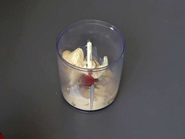 Whey-Eis mit Vanille, proteinreich, schnell und mit nur 3 Zutaten! - Zubereitung Schritt 2