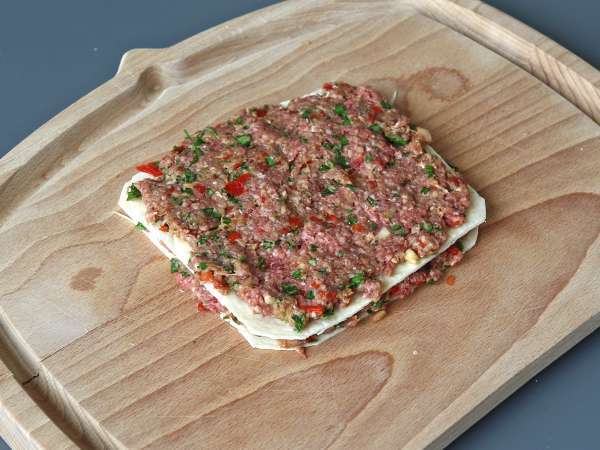 Lavash Kebab mit Tortillas, den berühmten einfachen Spießen aus dem Ofen! - Zubereitung Schritt 5