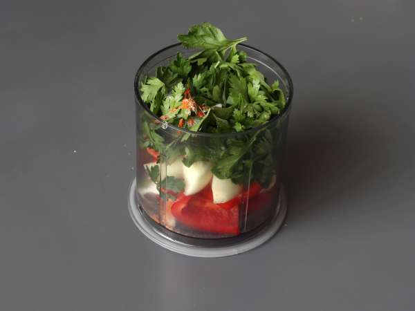 Lavash Kebab-Spieße mit Tortillas, einfach im Airfryer zubereitet! - Zubereitung Schritt 1