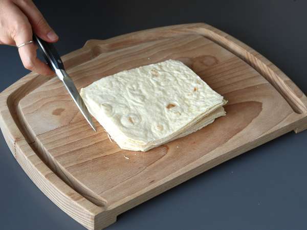 Lavash Kebab-Spieße mit Tortillas, einfach im Airfryer zubereitet! - Zubereitung Schritt 4