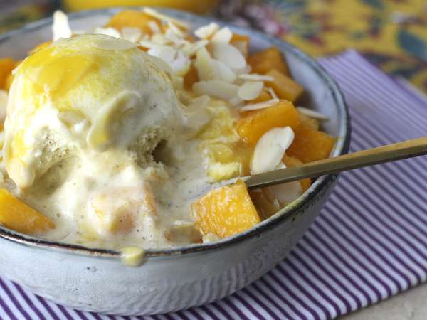Mango-Bingsu, die köstliche koreanische Nachspeise mit Mango, die weltweit ein Hit ist - Zubereitung Schritt 8