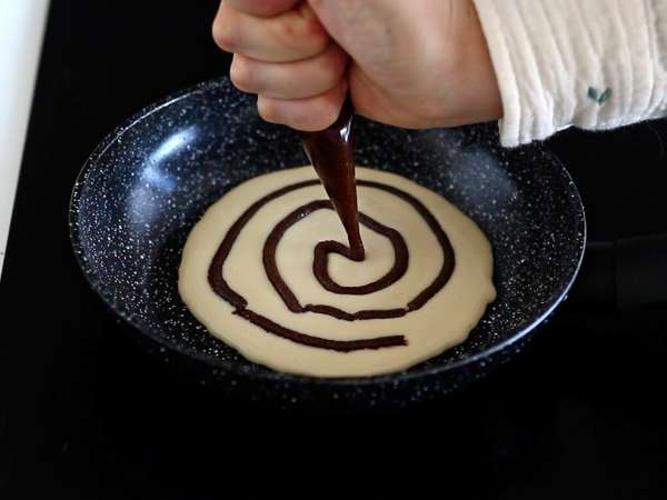 Pancakes nach Art der Zimtrolle, für Zimtliebhaber - Zubereitung Schritt 5