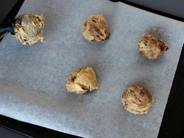 Cookies im Zimtschnecken-Stil, zartschmelzend und knackig mit gutem Zimtgeschmack - Zubereitung Schritt 6