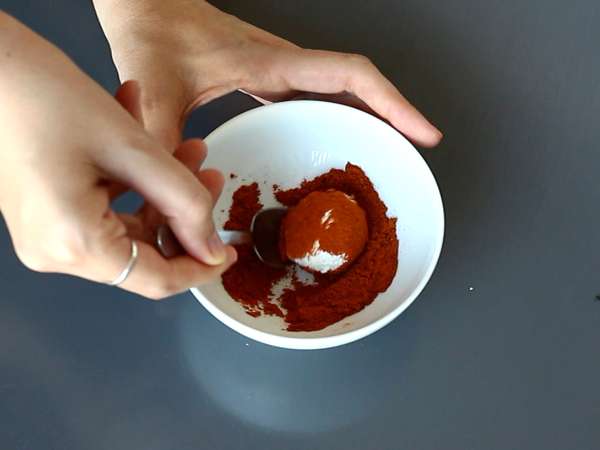 Aperitif-Aufstrich in Kürbisform, perfekt für Halloween! - Zubereitung Schritt 3