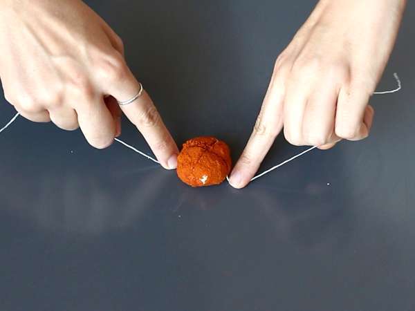 Aperitif-Aufstrich in Kürbisform, perfekt für Halloween! - Zubereitung Schritt 5