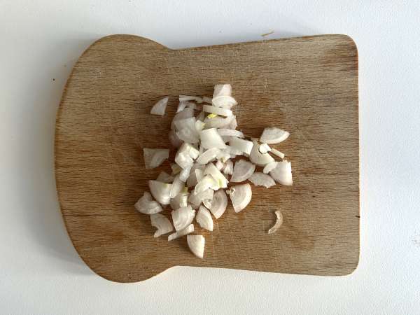 Gekochte Eier mit Pilzen - ein schnelles, aber köstliches Rezept! - Zubereitung Schritt 2