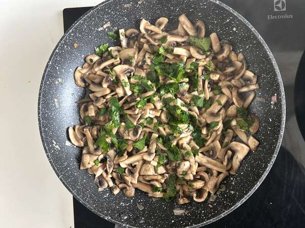 Kartoffelgratin mit Pilzen - Zubereitung Schritt 6