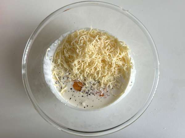 Kleine Flans mit Spinat und Pilzen - Zubereitung Schritt 8