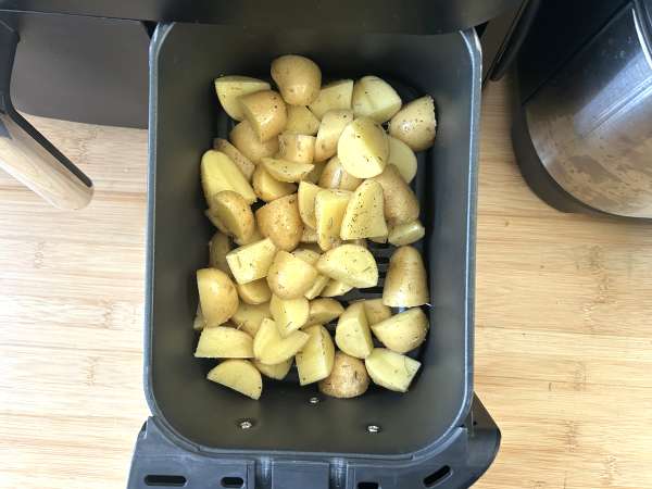 Ziegenkäserolle mit Air-Fryer-Panade, knusprig und zartschmelzend: ein absoluter Trost! - Zubereitung Schritt 2