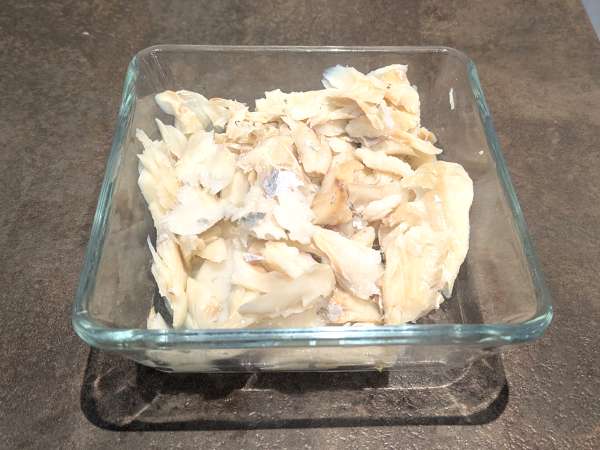 Antillische Kabeljau-Acras - Zubereitung Schritt 1