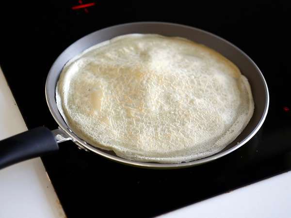 Tagliatelle aus Pfannkuchen mit Schokolade und Erdnüssen! - Zubereitung Schritt 4