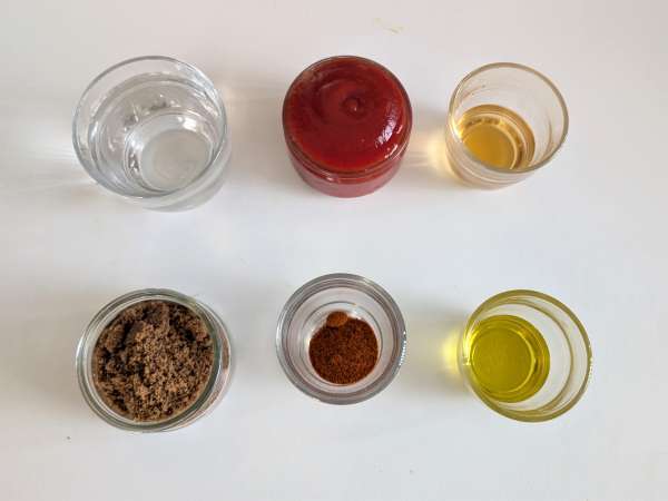 Frikadellen in der Fritteuse mit süß-saurer Barbecue-Sauce: einfaches und leckeres Rezept - Zubereitung Schritt 1