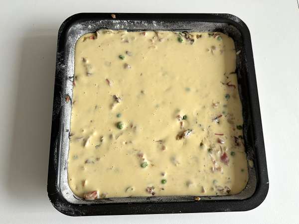 Sardinen-Cake: ein einfaches, saftiges und geschmackvolles Rezept - Zubereitung Schritt 9