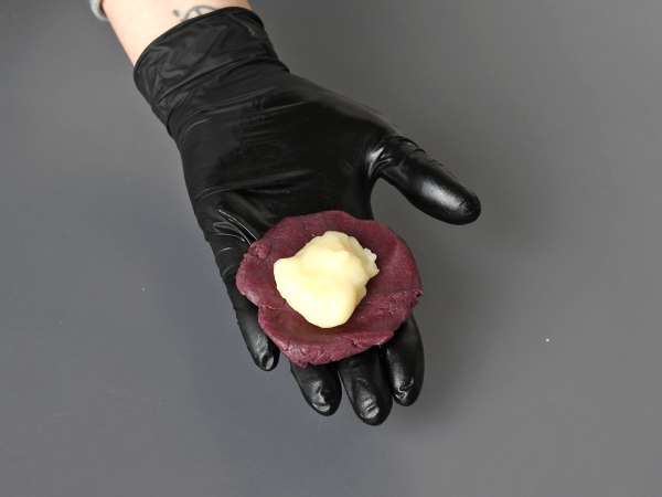 Mochi Cookies mit Ube - Zubereitung Schritt 8