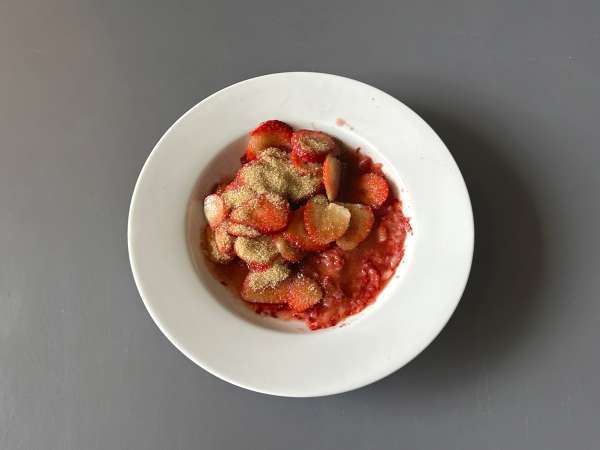 Strawberry Shortcake, der amerikanische Erdbeer-Sahne-Kuchen, der nie versagt - Zubereitung Schritt 1