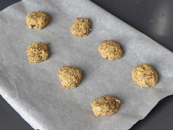 Dubai chewy cookies, das virale Rezept für Mochis mit Pistazien- und Kadaif-Füllung - Zubereitung Schritt 4