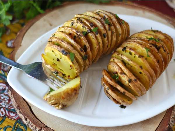 Hasselback-Kartoffeln im Air Fryer: knusprig, schmelzend und ultraeinfach! - Zubereitung Schritt 7