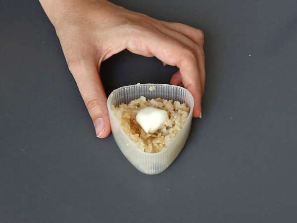Yaki Onigiri mit Käse : knusprige japanische Reisbällchen - Zubereitung Schritt 6