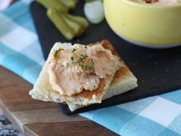 Surimi-Aufstrich: das superschnelle Rezept für den Aperitif - Zubereitung Schritt 6