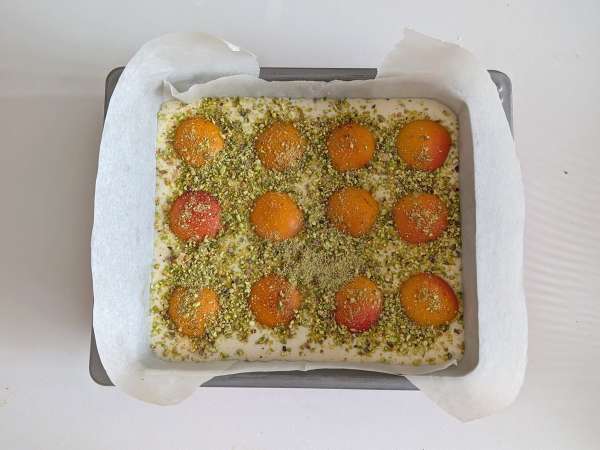 Zart schmelzender Aprikosen-Käsekuchen - Zubereitung Schritt 5