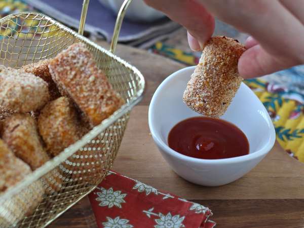 Tofu-Nuggets aus der Heißluftfritteuse - Zubereitung Schritt 8