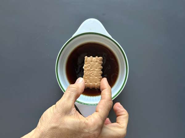 Tiramisu mit Seidentofu – ohne Mascarpone und ohne Eier - Zubereitung Schritt 3