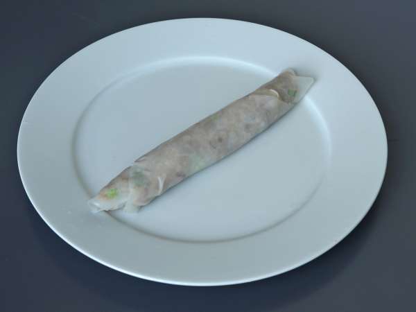 Garnelenhäppchen nach Frühlingsrollen-Art aus der Heißluftfritteuse - Zubereitung Schritt 4