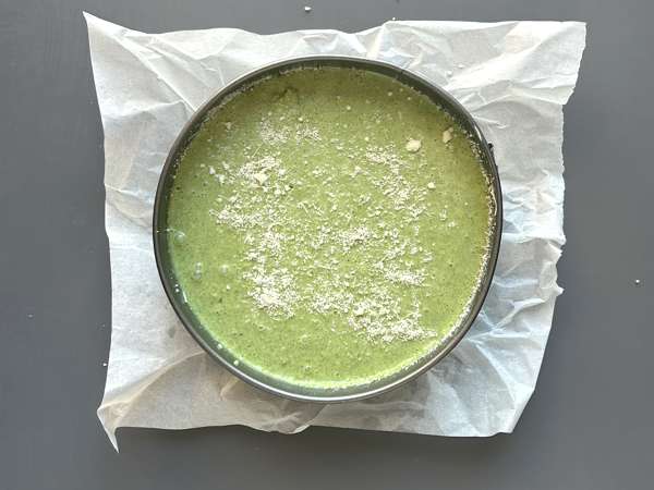 Teiglose Quiche mit Spinat und Gouda - Zubereitung Schritt 5