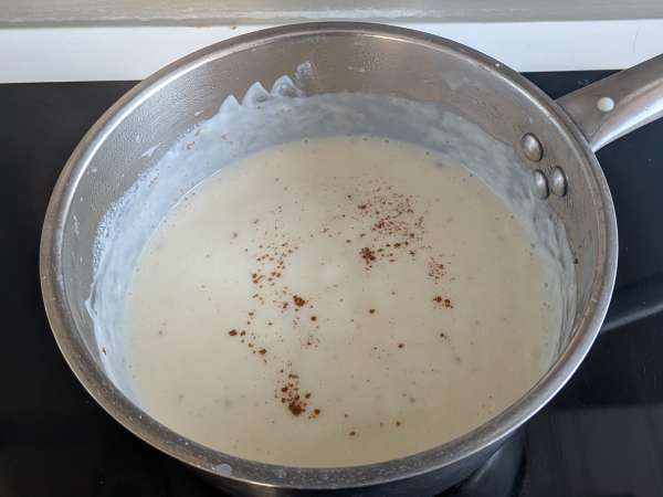 Lasagne mit Kürbis, Speck und Walnüssen – cremig und knusprig - Zubereitung Schritt 3