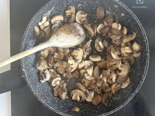 Quiche mit Champignons und Hokkaido-Kürbis - Zubereitung Schritt 3