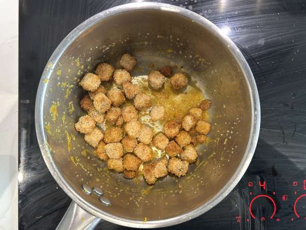 Knuspriger Tofu mit Orangensauce : einfaches Rezept - Zubereitung Schritt 5