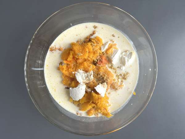 Vegetarische Kürbislasagne mit Spinat und Ricotta - Zubereitung Schritt 3