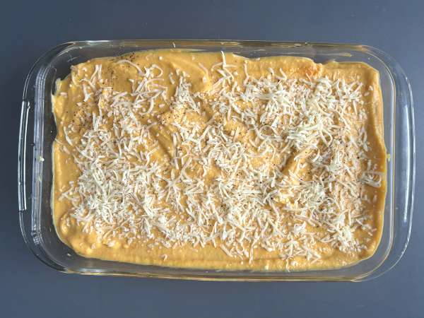 Vegetarische Kürbislasagne mit Spinat und Ricotta - Zubereitung Schritt 7