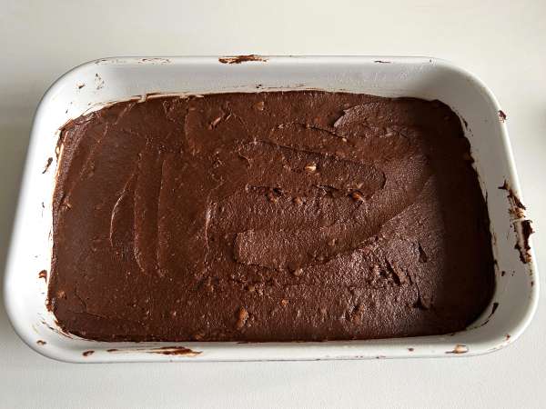 Saftiger Süßkartoffel-Brownie ohne Butter und Öl - Zubereitung Schritt 6