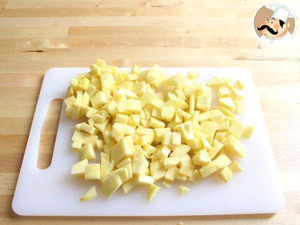 Apfel-Crumble mit Zimt : einfach und knusprig - Zubereitung Schritt 2
