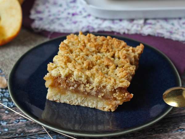 Szarlotka : polnischer Apfelkuchen mit knusprigen Streuseln - Zubereitung Schritt 14