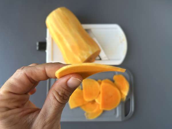 Butternut-Gratin aus dem Airfryer : cremig und einfach - Zubereitung Schritt 3