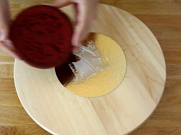 Halloween-Red-Velvet-Torte : gruselig und spektakulär - Zubereitung Schritt 9