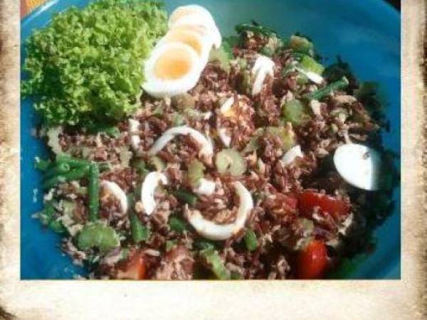 Thunfischsalat mit rotem Reis - Zubereitung Schritt 1