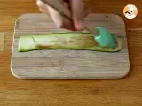 Zucchini- und Räucherlachsröllchen - Zubereitung Schritt 4